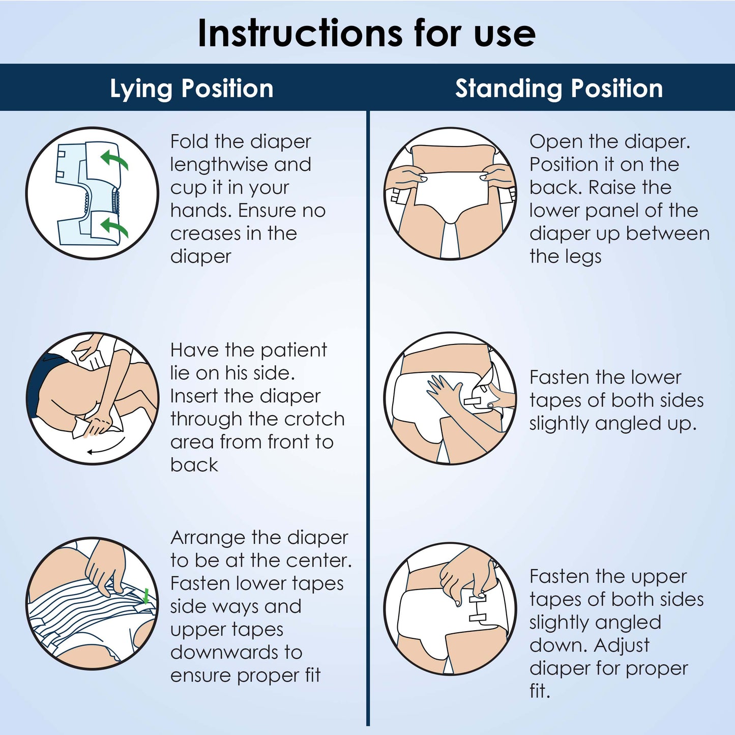 KareIn Classic Adult Diapers, Large, Waist Size 101-139 Cm (40"-55"), Tape Style, Unisex, High Absorbency, Leak Proof, Wetness Indicator, Pack of 12, 120 diapers