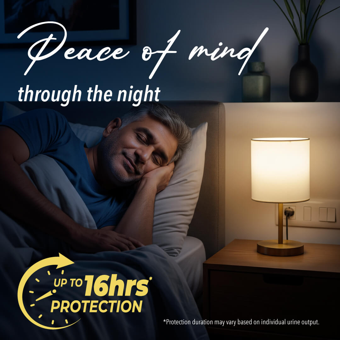 KareIn Overnight Adult Diaper Pants, Large 90-120 Cm (35"- 47"), Unisex, Leakproof, Elastic Waist, With Aloe Vera Lotion, Anti-Bacterial, ADL, Wetness Indicator, 10 Count