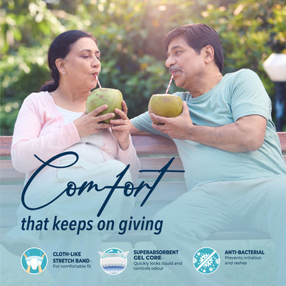 KareIn Premium Adult Diaper Pants, Extra Large 100 - 150 Cm (40"- 59"), Unisex, Leakproof, Elastic Waist, Wetness Indicator, 10 Count